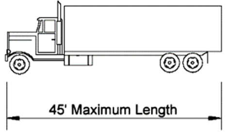 Vehicle Size Regulations | South Dakota Truck Information - Single Bus